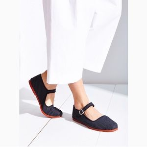 black mary jane soft shoes